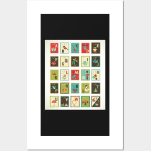 Christmas Alphabet Posters and Art